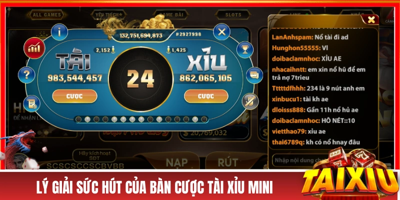 Tài Xỉu Mini - Giải Trí Siêu Nhanh Chóng Chỉ Dưới 60 Giây Lý giải sức hút của bàn cược tài xỉu mini